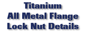 Titanium All Metal Flange Lock Nut Details