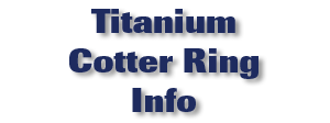 Titanium Cotter Ring Info