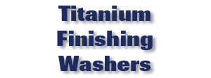 Titanium Finishing Washers