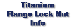 Titanium Flange Nuts Info