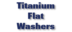 Titanium Flat Washers