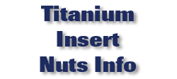Titanium Insert Nuts Info
