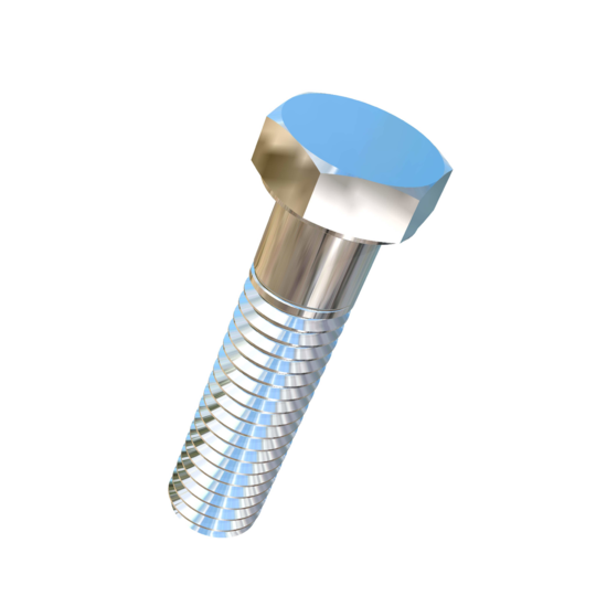 Titanium #12-28 X 7/8 inch UNF Allied Titanium Hex Head Bolt (No Dimple)