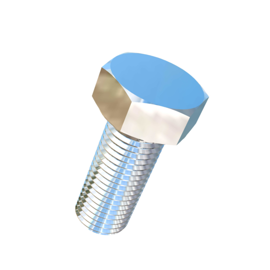 Titanium 1-1/4-7 X 3 inch UNC Allied Titanium Hex Head Bolt (No Dimple)