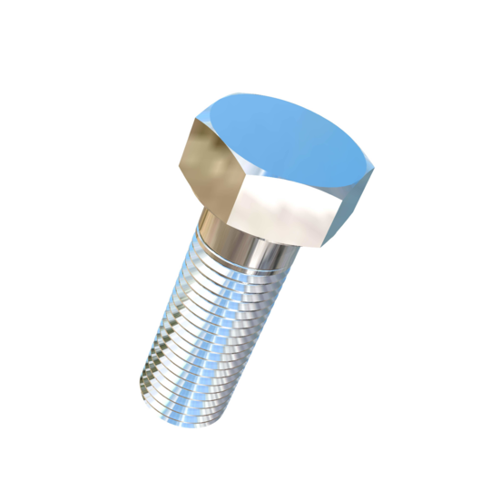 Titanium 1-1/4-7 X 3-1/2 inch UNC Allied Titanium Hex Head Bolt (No Dimple)
