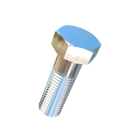 Titanium 1-1/8-7 X 3-1/2 inch UNC  Allied Titanium Hex Head Bolt (No Dimple)