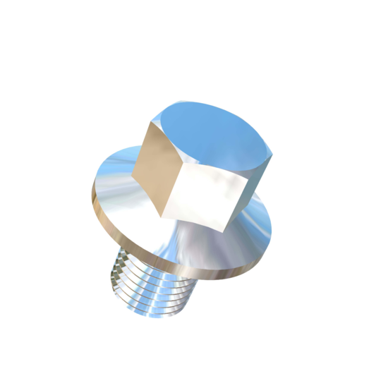 Titanium 3/8-24 X 1/2 UNF Allied Titanium Hex Head Flange Bolt (No Dimple) with Reduced Head