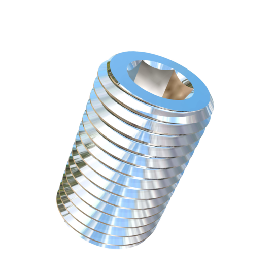 Titanium 7/16-20 X 3/4 inch UNF Allied Titanium Set Screw, Socket Drive with Cup Point