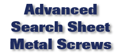 Advanced Search Sheet Metal Screws