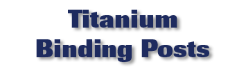 Titanium Binding Posts