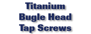 Titanium Bugle Head Tap Screws