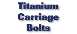 Titanium Carriage Bolts