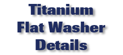 Titanium Flat Washer Details