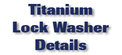 Titanium Lock Washer Details