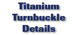Titanium Turnbuckle Details