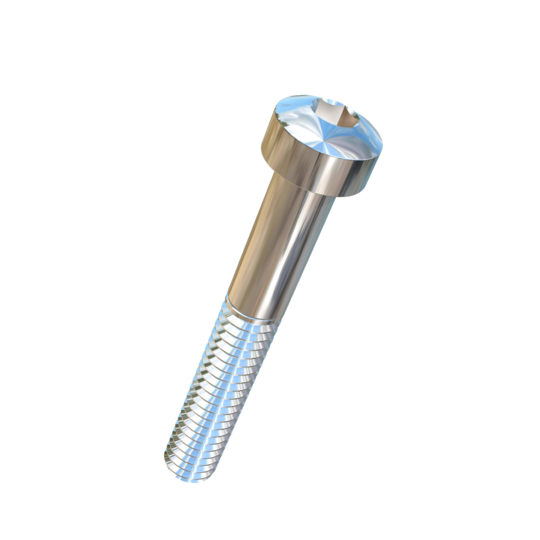 Titanium #12-24 X 1-1/2 UNC Fillister Head, Socket Drive, Allied Titanium Cap Screw