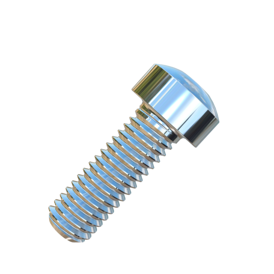 Titanium #12-28 X 5/8 UNF Fillister Head, Socket Drive, Allied Titanium Machine Screw with 3A Threads