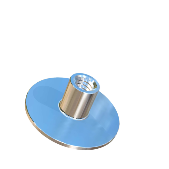 Titanium #8-32 UNC X 1/4 inch Allied Titanium Round Weld Nut