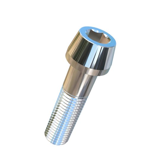 Titanium 1-8 X 3-3/4 UNC Allied Titanium Taper Head Socket Drive Cap Screw