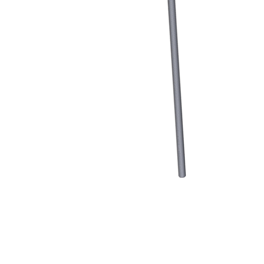 Titanium 1/2-13 X 13-3/4 inch UNC Fully Threaded Allied Titanium Hex Head Bolt (No Dimple)
