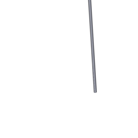 Titanium 1/2-13 X 17-1/4 inch UNC Fully Threaded Allied Titanium Hex Head Bolt (No Dimple)