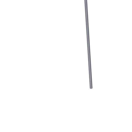 Titanium 1/2-13 X 19-3/4 inch UNC Fully Threaded Allied Titanium Hex Head Bolt (No Dimple)
