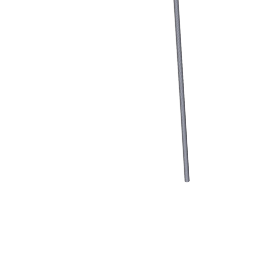 Titanium 1/2-13 X 21-1/2 inch UNC Fully Threaded Allied Titanium Hex Head Bolt (No Dimple)