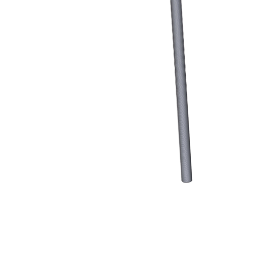Titanium 1/2-20 X 9-3/4 inch UNF Fully Threaded Allied Titanium Hex Head Bolt (No Dimple)