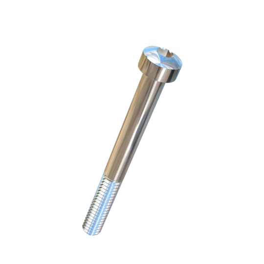 Titanium 1/4-20 X 2-1/2 UNC Fillister Head, Socket Drive, Allied Titanium Cap Screw