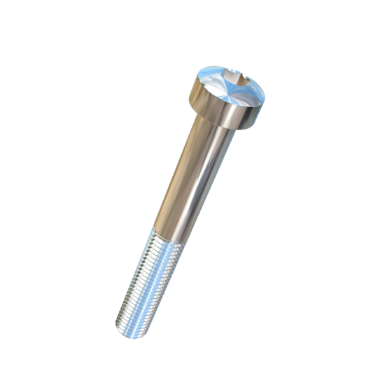 Titanium 1/4-28 X 2 UNF Fillister Head, Socket Drive, Allied Titanium Cap Screw