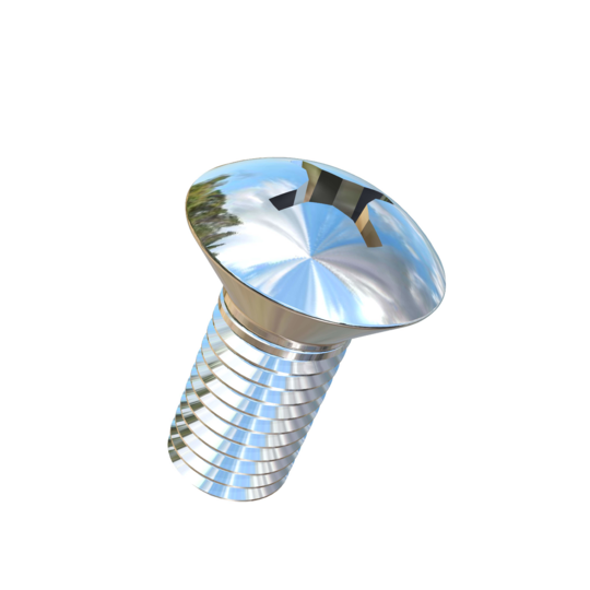 Titanium 1/4-28 X 9/16 UNF Oval Head, Phillips Drive, Allied Titanium Machine Screw