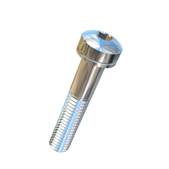 Titanium 3/8-16 X 2 UNC Fillister Head, Socket Drive,  Allied Titanium Cap Screw