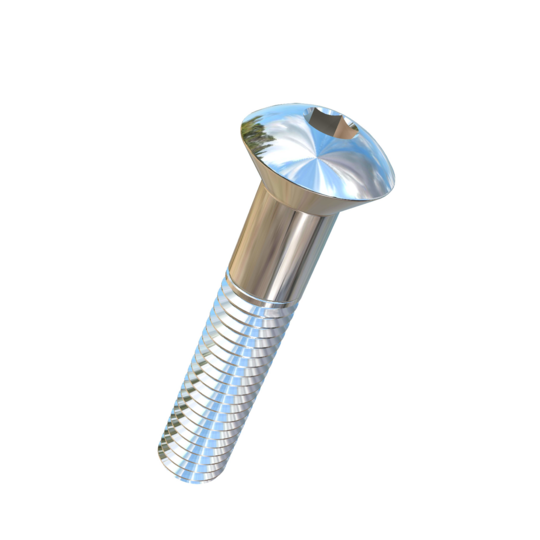 Titanium 3/8-16 X 2 UNC Oval Head, Socket Drive,  Allied Titanium Cap Screw