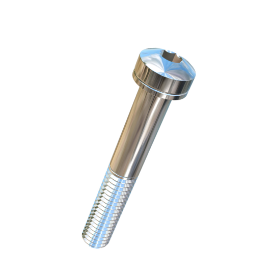 Titanium 3/8-16 X 2-1/2 UNC Fillister Head, Socket Drive,  Allied Titanium Cap Screw