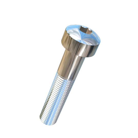 Titanium 3/8-24 X 1-7/8 UNF Fillister Head, Socket Drive,  Allied Titanium Cap Screw