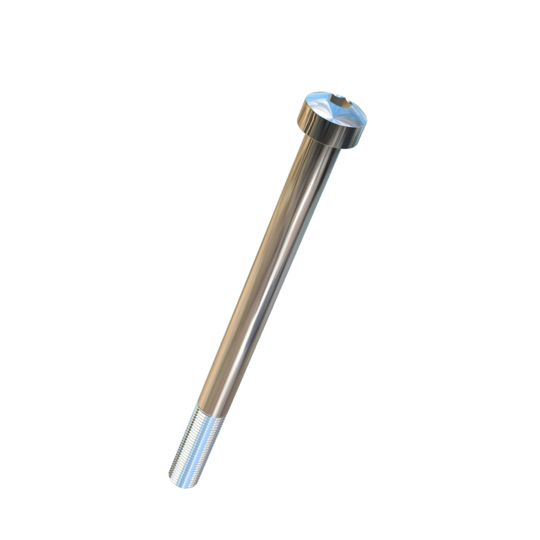 Titanium 3/8-24 X 5 UNF Fillister Head, Socket Drive,  Allied Titanium Cap Screw