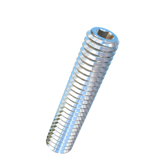 Titanium 5/16-18 X 1-1/2 inch UNC Allied Titanium Set Screw, Socket Drive with Flat Point