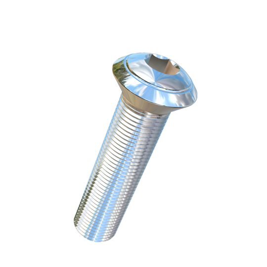 Titanium 5/8-18 X 2-1/2 UNF Oval Head, Socket Drive,  Allied Titanium Machine Screw