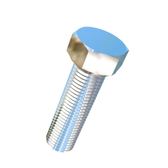 Titanium 7/16-20 X 1-1/2 inch UNF Fully Threaded Allied Titanium Hex Head Bolt (No Dimple)