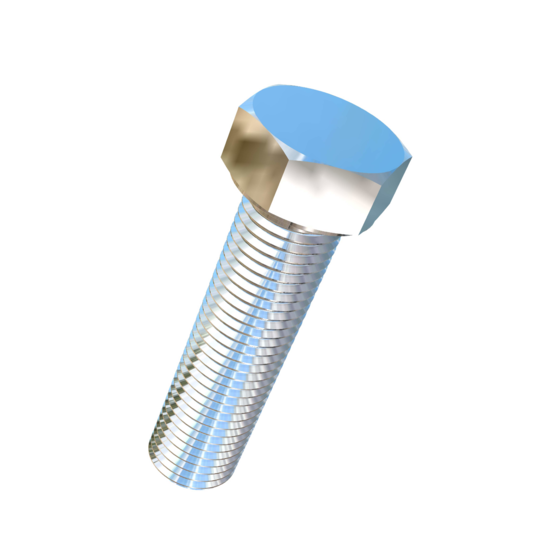 Titanium 7/16-20 X 1-5/8 inch UNF Fully Threaded Allied Titanium Hex Head Bolt (No Dimple)
