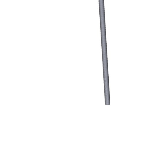 Titanium 7/16-20 X 10 inch UNF Fully Threaded Allied Titanium Hex Head Bolt (No Dimple)