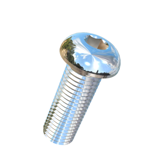 Titanium 7/8-9 X 2-1/2 UNC Button Head Socket Drive Allied Titanium Machine Screw