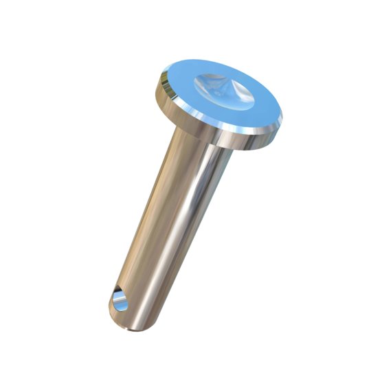 Titanium Allied Titanium Clevis Pin 1/8 X 1/2 Grip length with 1/16 hole