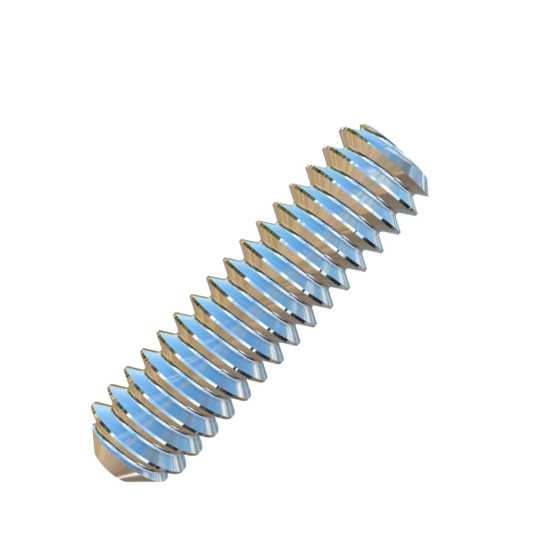 Titanium M1.6-0.35 Pitch X 6mm Allied Titanium Set Screw, Socket Drive with Flat Point