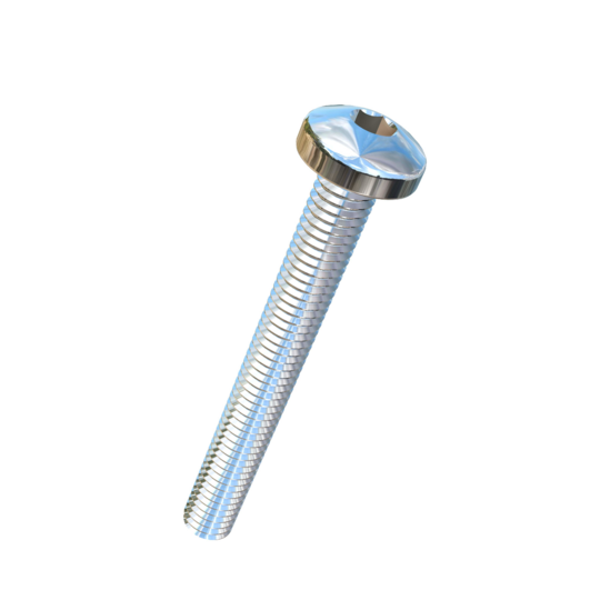 Titanium M6-1 Pitch X 50 mm Pan Head, Socket Drive Allied Titanium Machine Screw